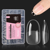 Beetles Gel Nail Tips short oval 288pcs collection for quick custom nail fit