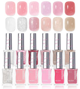 Beetles Gel Polish 12 colors swatches show vibrant shades for quick color selection.