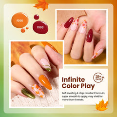Beetles Gel Polish Burgundy Red Collection showcases rich color for elegant manicure.