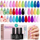 Beetles Gel Polish Cat Eye Collection with color-shift shimmer for chic nails.