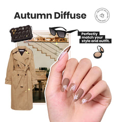 Beetles Gel Polish Coconut Mousse close-up highlights glossy finish and rich color depth.