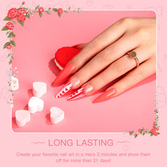 Beetles Gel Polish Forever and Ever A521 swatch demonstrates timeless pink glow