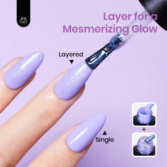 Beetles Gel Polish glossy finish close-up highlights high-shine UV-friendly wear.