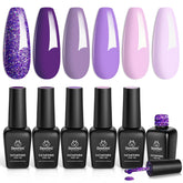 Beetles gel polish grape-vine bottle shows vibrant purple for elegant home manicures.