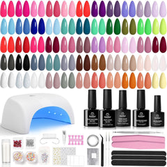 Beetles Gel Polish Kit 55 Colors for versatile at-home manicures.