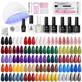 Beetles Gel Polish Kit lamp for quick, even at-home curing.