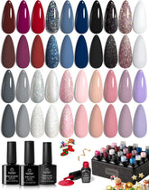 Beetles Gel Polish Kit Modern Muse colors lineup for versatile nail design options.