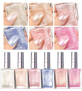 Beetles Pearl Nail Polish Set white pearl for a clean, chic manicure.