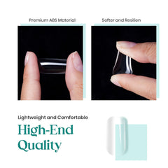 Beetles Gel Polish pre-shaped tips require no shaping, saving time for precise manicures.