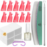 Beetles Gel Polish Remover Kit lint-free wipes for quick at-home gel removal
