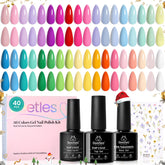 Beetles Gel Nail Polish Set color swatch shows versatile seasonal shades.