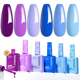 Beetles Gel Polish set with six color bottles for versatile manicure options