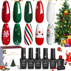 Beetles Gel Polish Snow White—crisp holiday nails with long-lasting shine.