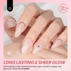 Beetles Gel Polish Whispers of Love collection swatch reveals six colors for DIY manicure.