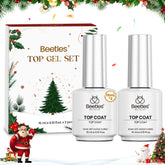 Beetles Gel Top Coat Set Winter Edition packaging, ideal for gifting.