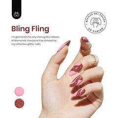 Beetles Glitter Gel Nail Polish with base coat option for long wear