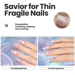 Beetles Glitter Nail Polish Purple Radiance for dreamy pastel effect.