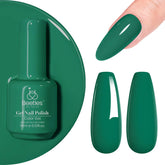 Beetles Green Gel Nail Polish emerald shine for a long-lasting manicure