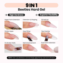 Beetles pink glitter gel finish for festive, salon-ready nails.