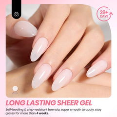 Beetles Ballet Dress nude pink bottle held for elegant manicure