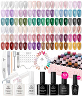 Beetles jelly gel nail swatch palette shows vibrant color options for easy matching