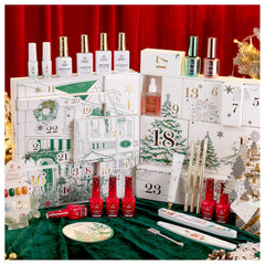 Beetles Merry Glitzmas 2025 countdown 24 days interior view for nail art surprises