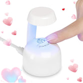 Beetles Mini UV Light free operating space enables quick nail extensions