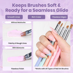 Beetles Moisturize Nourish bristles close-up highlight brush care
