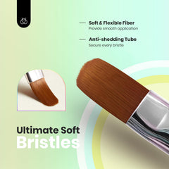 Beetles Nail Art Clean Up Brushes—great for 3D patterns, plaids, and floral designs.