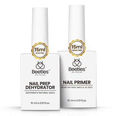 Beetles Nail Dehydrator bottle closeup showing prep for stronger gel adhesion
