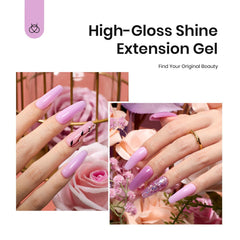 Beetles Nail Extension Gel Set UV LED cured compatibility for flexible at-home manicures.