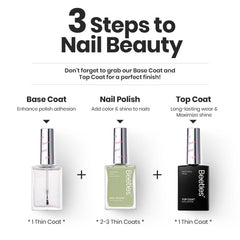 Beetles Gel Polish Set P176 nail-art finish on natural nails for home use.