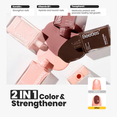 Beetles Nude Nail Polish – high-gloss finish with durable salon-like shine