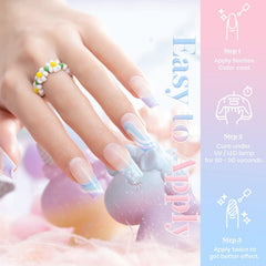 Beetles Pastel Gel Polish bottle close-up highlighting shade range 127–132.