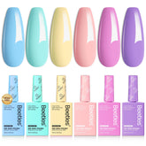 Beetles Pastel Gel Polish Yellow bottle for sunny, long-lasting manicure.