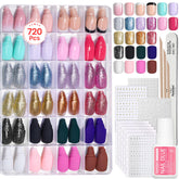 Beetles Prism Pop kit box showing the all-in-one press on nails set for quick at-home manicures