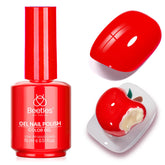 Beetles Red Gel Nail Polish bottle—classic color for salon-grade manicures at home