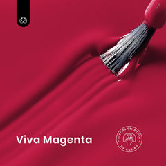 Beetles Red Gel Polish brush application shows smooth even coverage