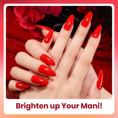 Beetles Crimson Horizon f961 swatch in rich burgundy for sophisticated nails
