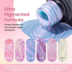 Beetles swirl-thread design polish demonstrates a textured, stylish DIY manicure