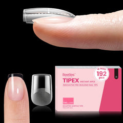 Beetles Tipex Instant Apex Nail Tips full set highlights built-in apex for durable nails