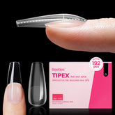 Beetles Tipex instant apex tip closeup highlighting built-in apex for strong salon-like hold