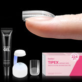 Beetles Tipex kit 16-sizes tips demonstrates precise fit for durable extensions.