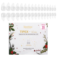 Beetles Tipex Lite apex nail tips almond medium 256pcs pack for a natural fit and quick results.
