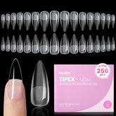 Beetles Tipex Lite apex nail tips assembled for natural fit and durable wear.