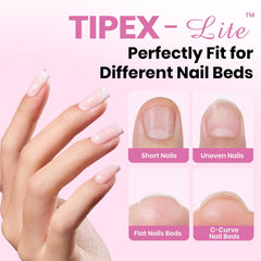 Beetles Tipex Lite tips with pre-etched surface for easy prep and fit