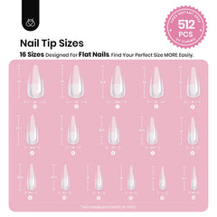 Beetles Tipex thicker tip design adds strength for full-coverage nails.