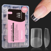 Beetles tips: uñas cortas y cuadradas para ajuste rápido.