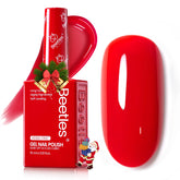 Beetles Vernis Gel Rouge classique: flacon élégant pour une manicure durable et éclatante