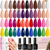 Beetles Winter Gel Polish Kit front packshot shows 25 colors for all seasons
